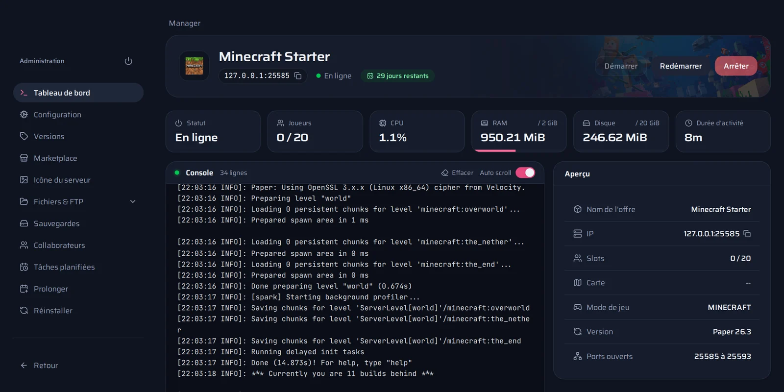Exklusives Panel